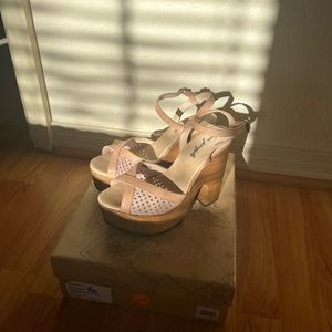 Free People Rendezvous Platform Clog Natural